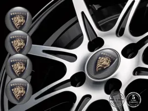 Peugeot Wheel Decals Style Silicone Badge Upgrade